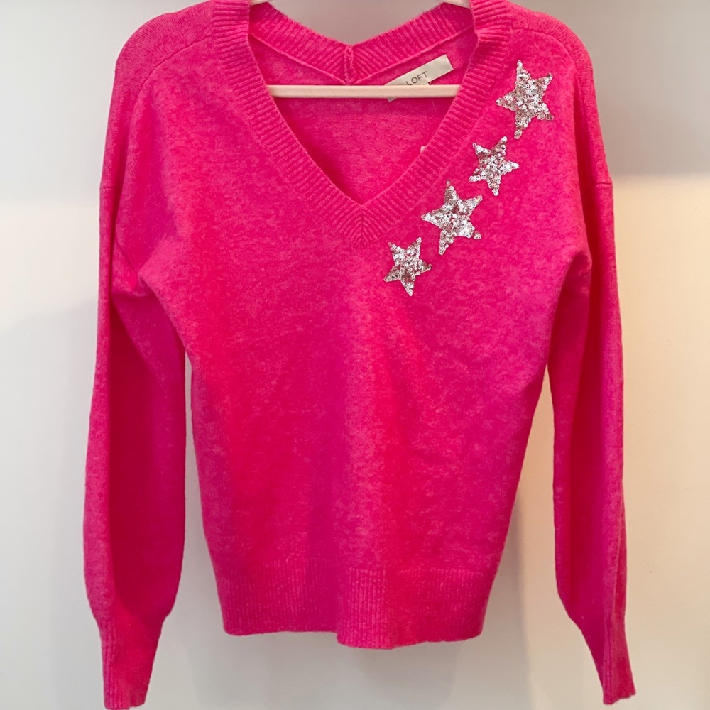 Loft Pink Sweater